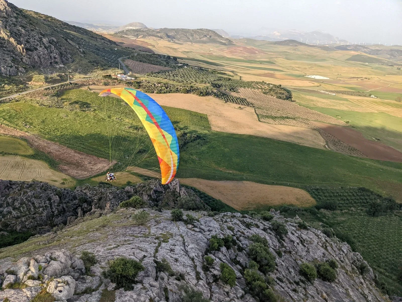 Vuelo en parapente