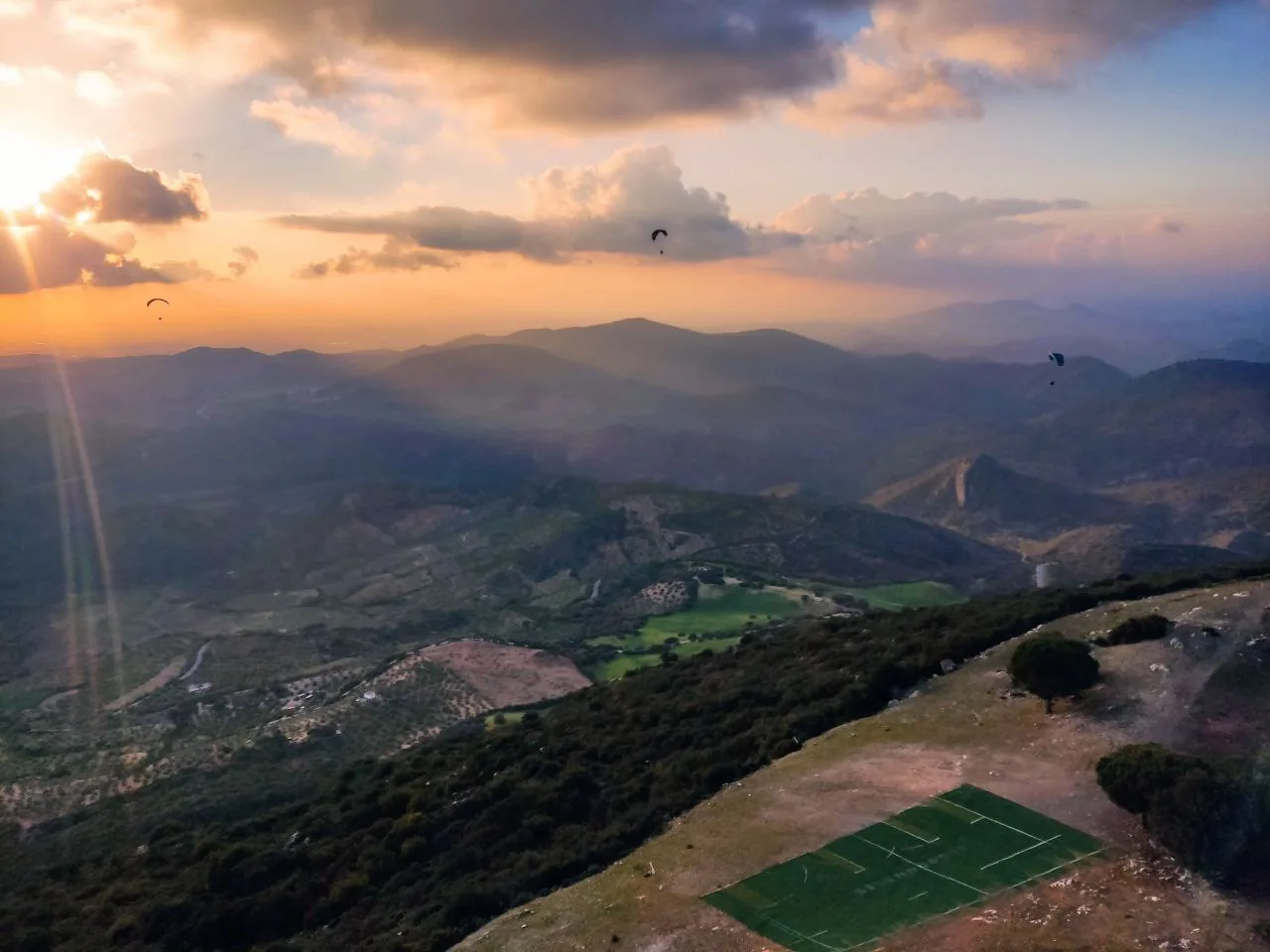 Vuelo sobre Andalucía